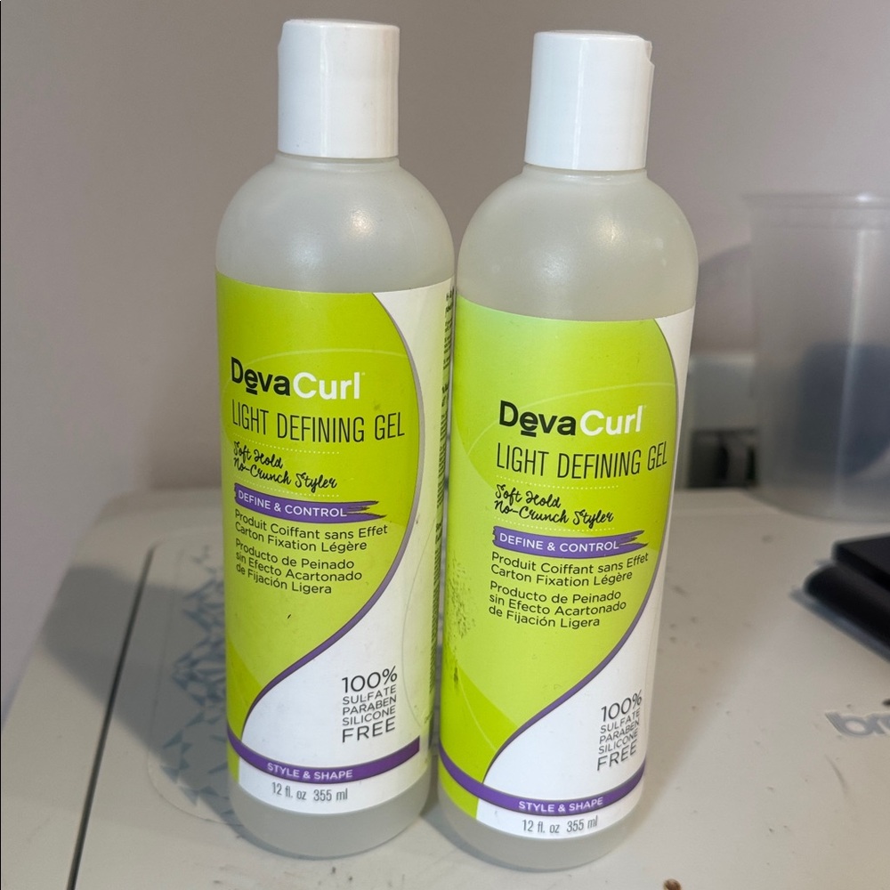 DevaCurl Light Defining Gel Duo - Green and White